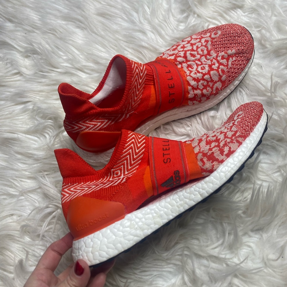 Adidas Stella McCartney Leopard orange Ultraboost RARE size 7
